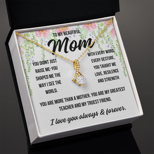 Alluring Beauty Necklace gift for mom from daughter
