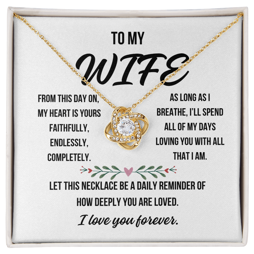 Never Forget How Much I Love You – Romantic Gift for Wife from Husband