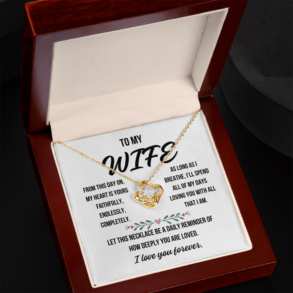 Never Forget How Much I Love You – Romantic Gift for Wife from Husband