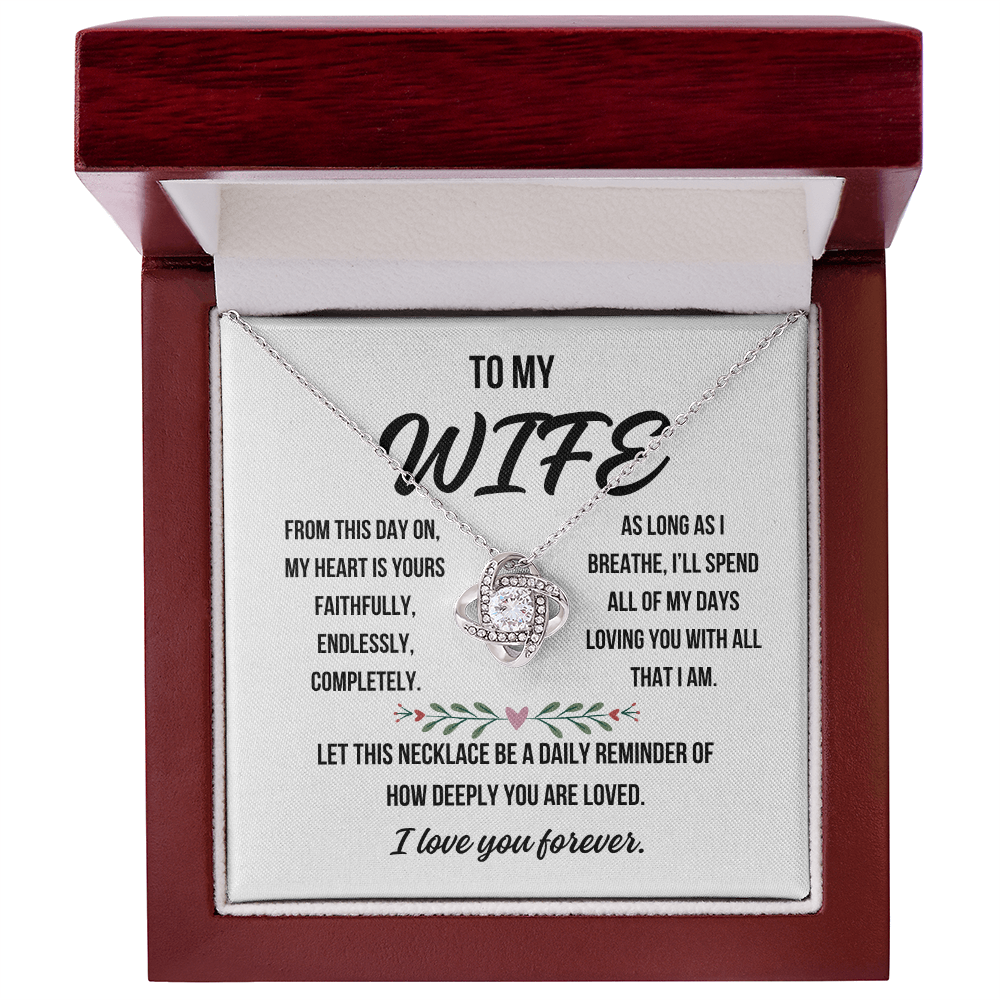 Never Forget How Much I Love You – Romantic Gift for Wife from Husband