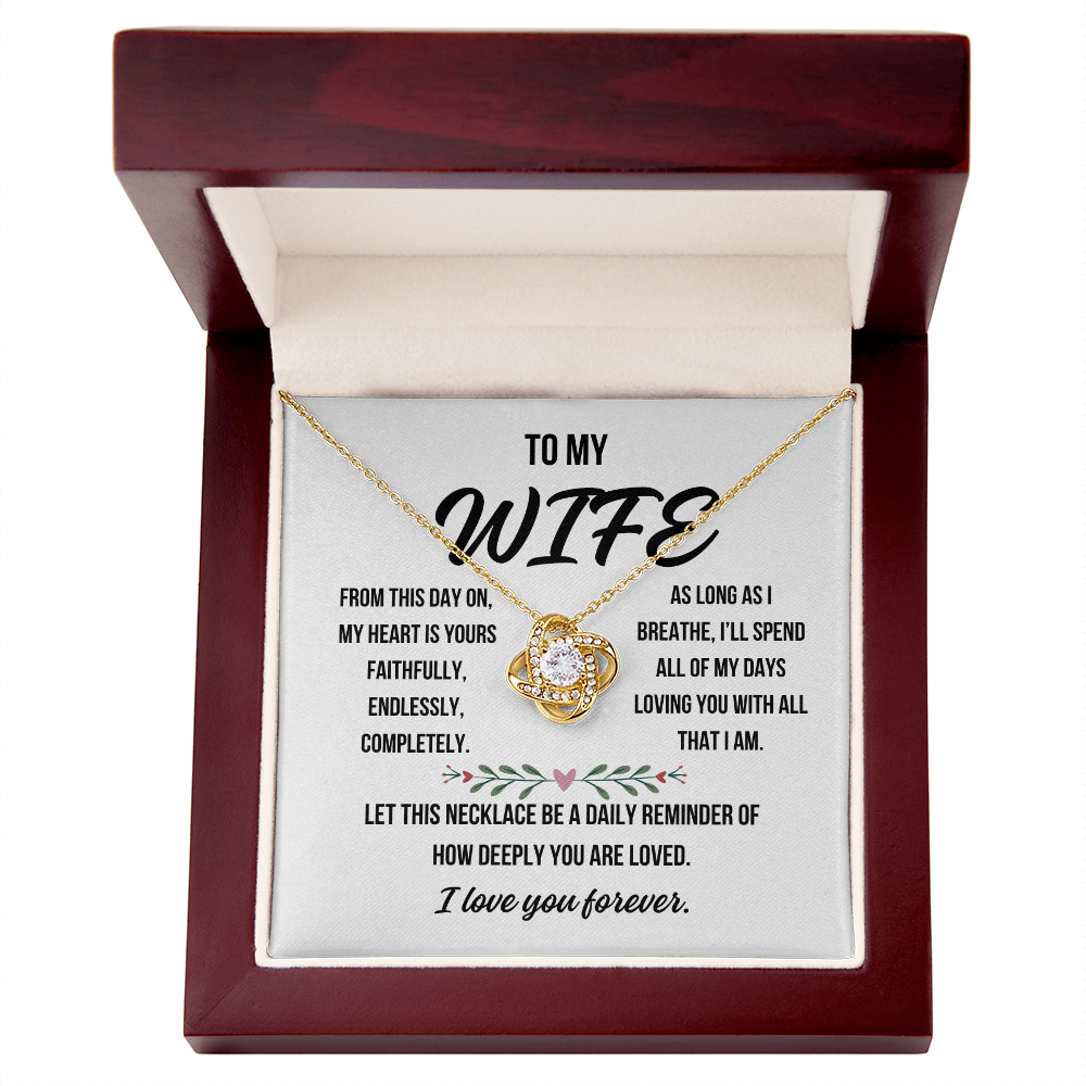 Never Forget How Much I Love You – Romantic Gift for Wife from Husband