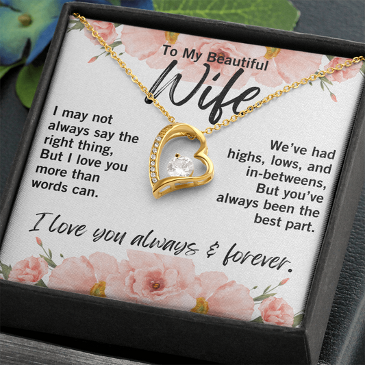 Romantic anniversary or birthday gift for wife – real love keepsake