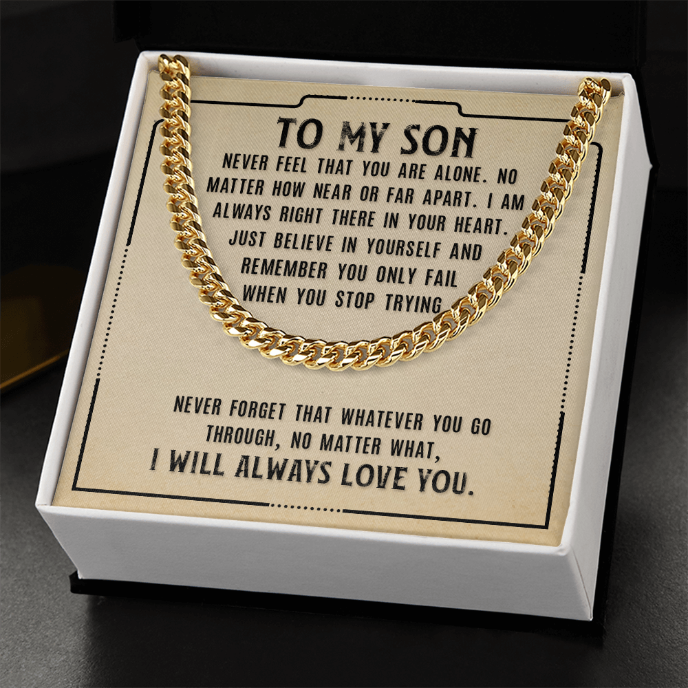 Strength and love necklace for son’s birthday