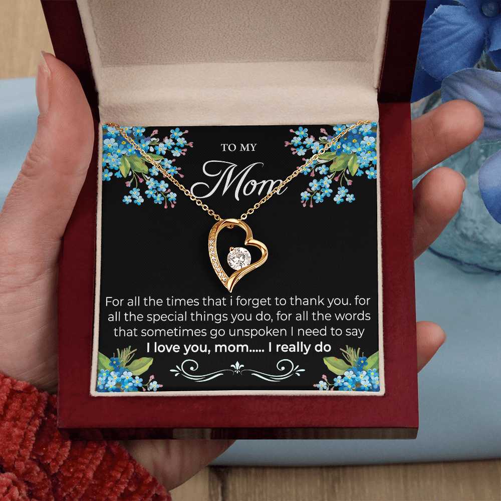 To My Mom message card – heartfelt words of gratitude, love, and lifelong appreciation