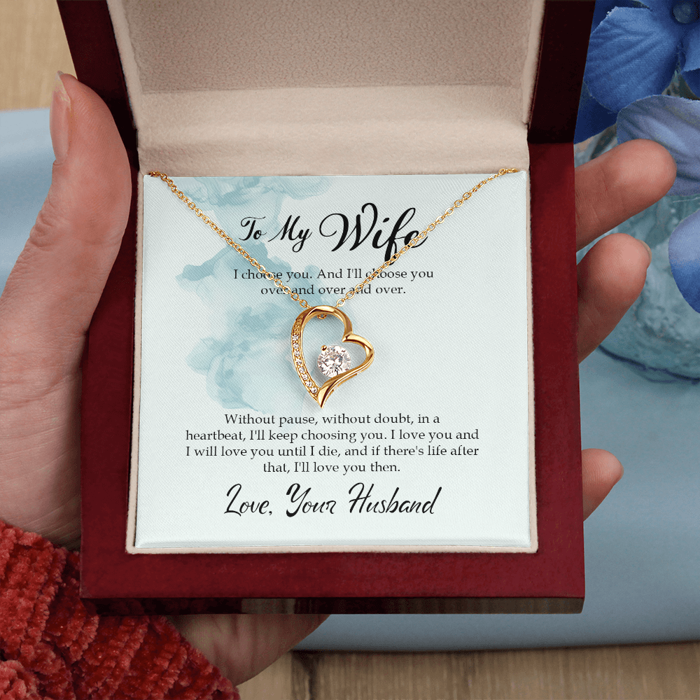 To My Wife message card – heartfelt expression of always choosing her
