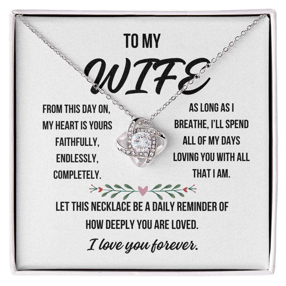 Never Forget How Much I Love You – Romantic Gift for Wife from Husband
