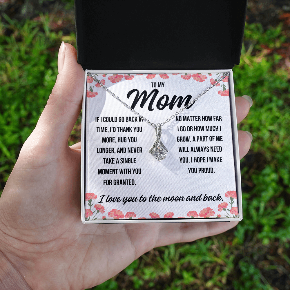 Allure necklace gift for mom from daughter or son