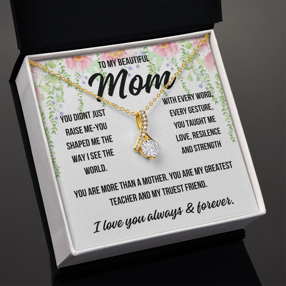 Alluring Beauty Necklace gift for mom from daughter

