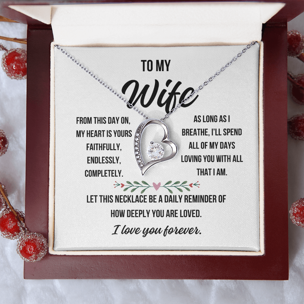 Anniversary or just because gift for wife – faith, loyalty, and love

