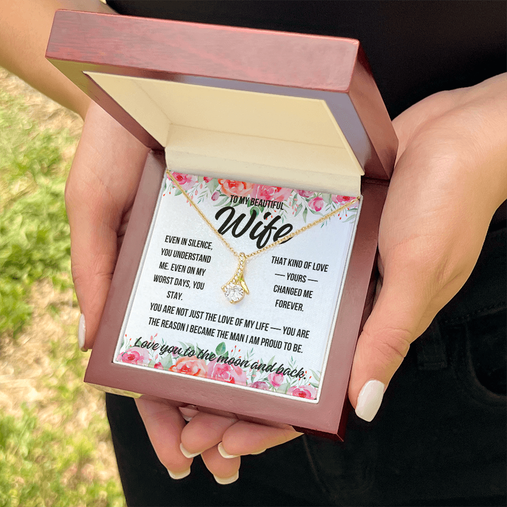 Elegant jewelry for wife expressing deep gratitude and love

