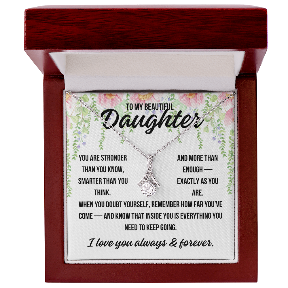 Gift for daughter celebrating her strength and worth

