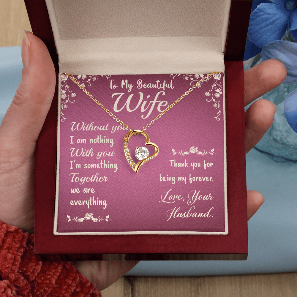 Message card for wife from husband – heartfelt expression of love and partnership