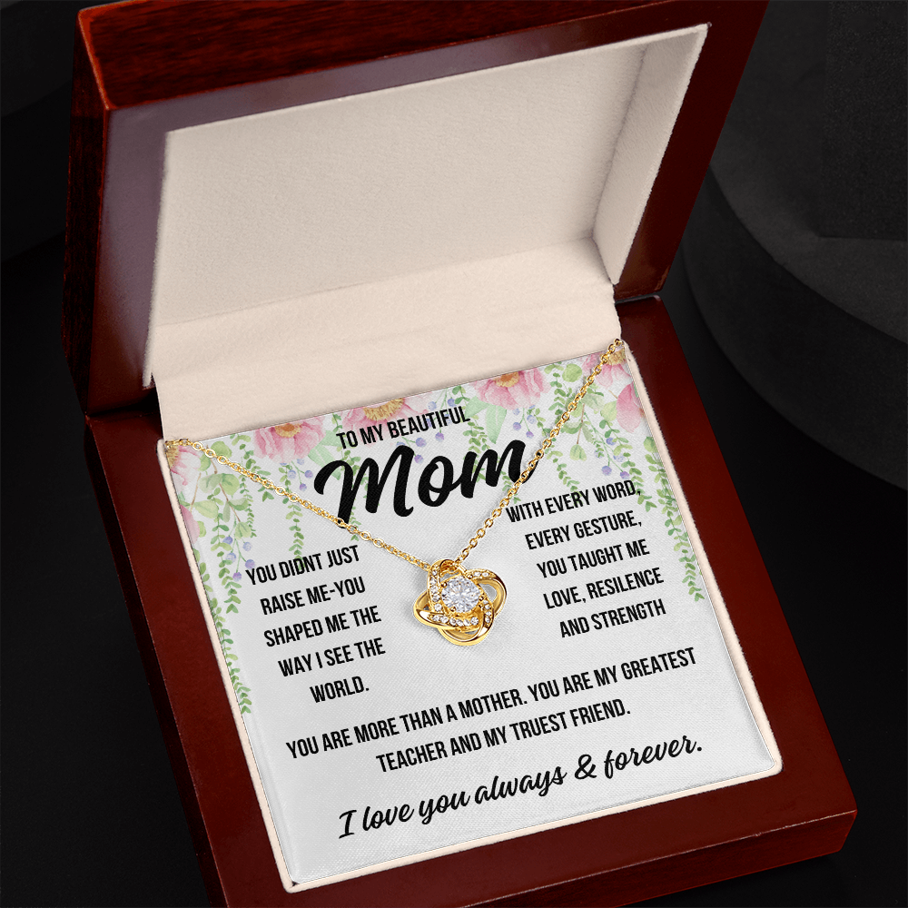 Mother’s Day jewelry gift with heartfelt message

