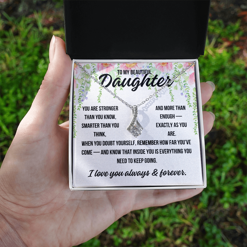 Sentimental jewelry for daughter with empowering message

