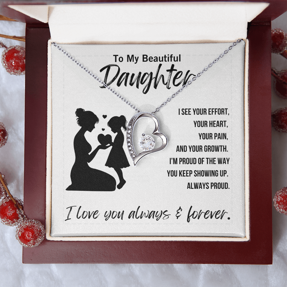 Graduation or birthday necklace for daughter – meaningful keepsake

