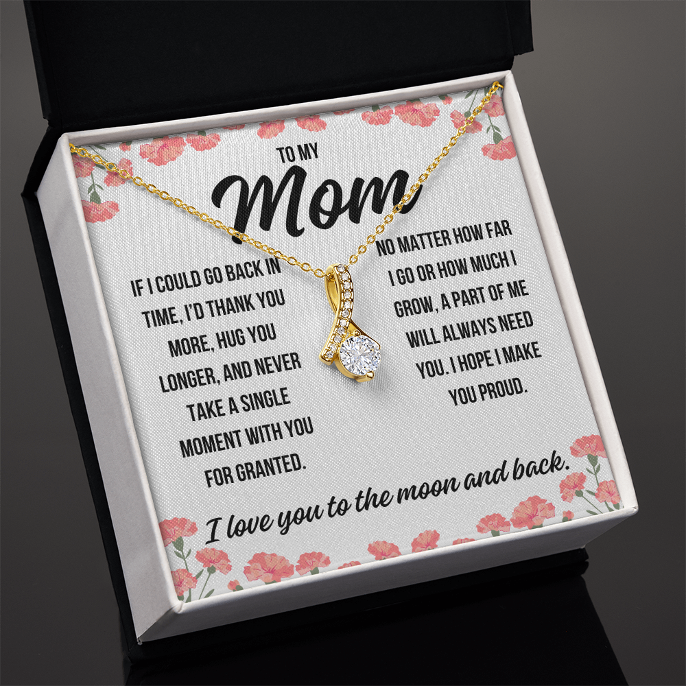 Allure Necklace for Mom from Daughter or Son – Sentimental Gift with Message Card – Mother's Day, Birthday, or Just Because Jewelry