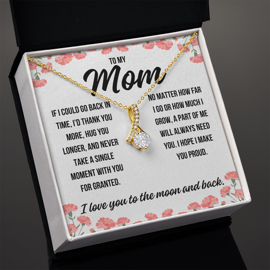 Allure Necklace for Mom from Daughter or Son – Sentimental Gift with Message Card – Mother's Day, Birthday, or Just Because Jewelry